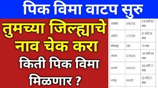 🤩 शेतकऱ्यांसाठी आनंदाची बातमी 🤑| Pik Vima 2023 | Agrim Pik Vima 2023 | Pik Vima 2024 | #pikvima