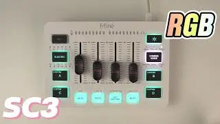 @Techno.Review Showcases the Fancy RGB & Funny Voice Change of the FIFINE AmpliGame Audio Mixer SC3.