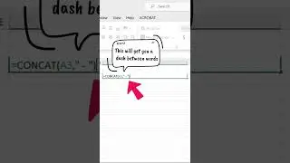 How to combine text in Excel 👨‍🏫