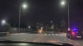 Araba ile YTÜ Davutpaşa Kampüsü Turu GECE 4K