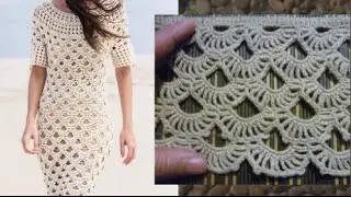 Узор для платья крючком