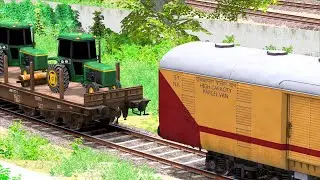 PARCEL VAN Coupling TRACTOR COACH | BUMPY RAILROAD | Train Simulator | Railworks 3 | NTG GAMING