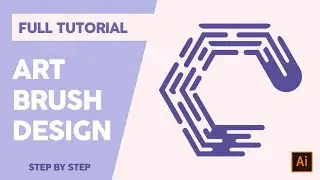 1 of the easiest ways to create art brushes for lettering / Adobe illustrator tutorials