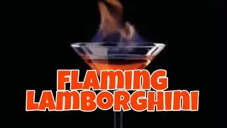 Flaming lamborghini