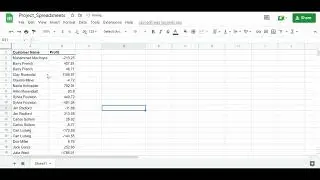 Freezing of rows and columns in google sheets