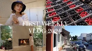 a week in my life 2024 l Olivia Jade (farmers market, home design, cooking & more)