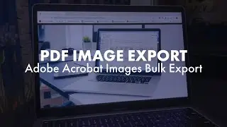 How to Bulk Export Images from a PDF Using Adobe Acrobat