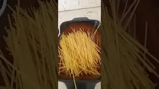 #dropping #uncooked  #spaghetti #youtube  #shorts.