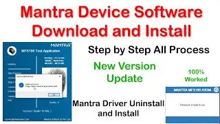 How to install mantra mfs100 in windows 10 | How to update mantra mfs100 rd service new version 2022