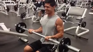 Biceps Workout for Sleeve Ripping Arms - Seated Barbell Curls