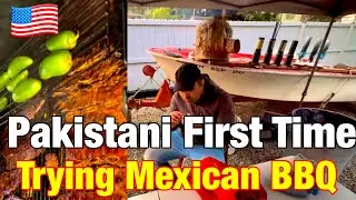 Pakistani First Time Trying Mexican BBQ with Korean Sauce | Pakistani Food Adventure