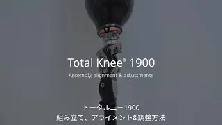 Total Knee (トータルニー) 1900 - アライメントと調整方法