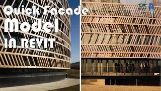 Tip & Trick - Parametric Museum Facade In Revit Tutorial