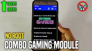 Combo !! No Root Module Extreme Gaming + Reduce Heating Issue When Playing Games ❄️