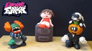 Friday Night Funkin clay art (Tricky mod, Spooky month).Clay mod