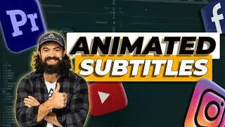 Premiere Pro Animated Captions Tutorial — FREE Preset Included!