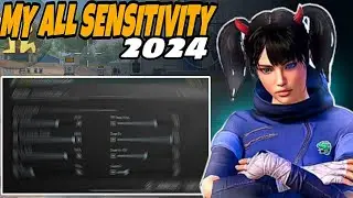 NEW😱BEST SENSITIVITY & SETTINGS 2024🔥| 5 Finger Claw Gyroscope | PUBG MOBILE