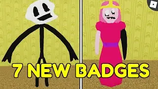 HOW TO GET 7 NEW BADGES in Backrooms Morphs