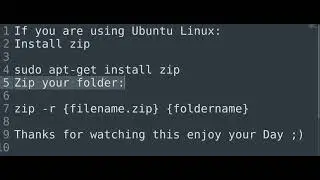 create a zip file in linux | How to zip a file in cmd | how to zip file in linux