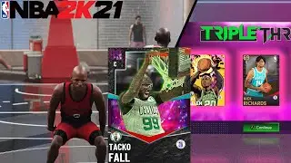 I PLAYED 2K21 TRIPLE THREAT to try and get GLITCHED MARKET TACKO FALL and THIS HAPPENED...