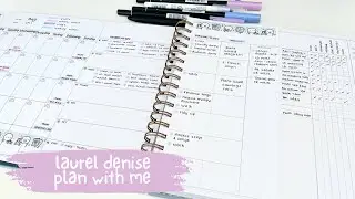 LAUREL DENISE PLAN WITH ME MAY 2023 | undated horizontal planner