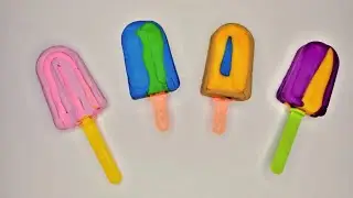 Лепим мороженое из Play Doh своими руками | Поделки из пластилина Плей До| Видео для детей|