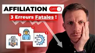 Affiliation : 3 erreurs qui te font Perdre de l’Argent (et comment les éviter) ❌