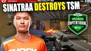 SENTIENLS DESTROYS TSM and SINATRAA SHOWS HOW to PLAY VALORANT - TSM vs SENTINELS | PAXArena Tourney