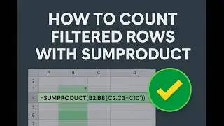 How to Count Visible and Hidden Rows in Excel