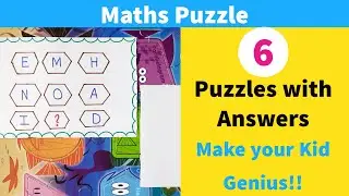 Maths Puzzle | How to solve maths puzzle | Alphabet Puzzle & Number Puzzles for Kids⚡⚡⚡