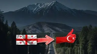Travel across the border of Georgia and Turkey