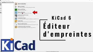 KiCad 6 - Éditeur d'empreintes