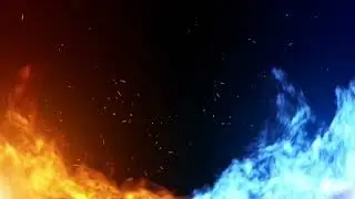 news fire red blue colour effect video