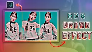 New Halo blur & HDR Brown Effect video edit in Alight Motion | Halo blur effect | Brown hdr effect