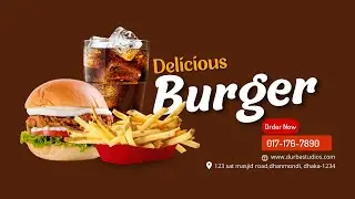 Facebook I Motion Graphics I Food Ads I Burger Ads I
