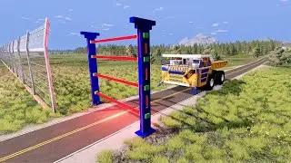Cars Vs Laser gate - Beam NG Drive | Avon Sparsh