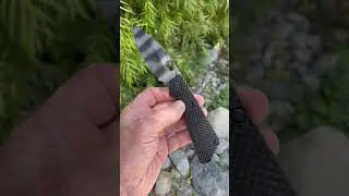 Strider Knives 3/4 Grind Tiger Stripe HYBRID SNG