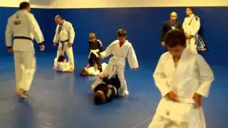 Kids BJJ Partner Shrimp Drills