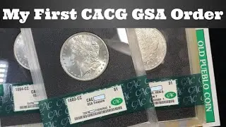 Our First CAC Grading (CACG) GSA Morgan Dollar Submission - Open Box Grade Results