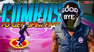 INSANE COMBOS TO GET OPEN FAST ON ALL BUILDS IN NBA 2K23! HANDCAM TUTORIAL + BEST DRIBBLE MOVES