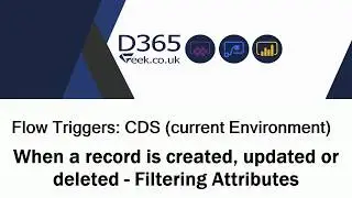 Flow Triggers: CDS (current environment) -  Filtering Attributes