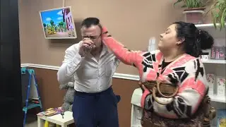 Как мужика на массаж привели