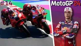 MotoGP 24 Carrière #14 - ATTAQUE DANS LE DERNIER TOUR ! - Misano