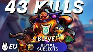 43 Kills BOMB KING MELTS EVERYONE With New ITEM TRIGER SCENT Bleve (Master)  - Paladins Gameplay