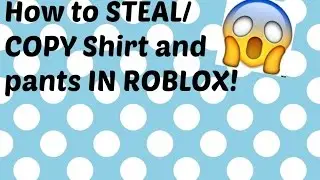 How to steal/copy clothes at ROBLOX  2016/2017