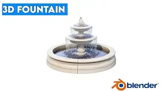 Modeling fountain in blender 2.83 tutorial