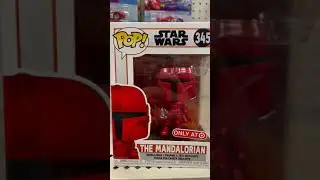 Funko Pop Star Wars The Mandalorian Red Chrome 