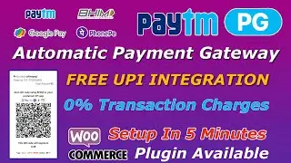 Scan and Pay Automatic Payment Gateway || How to intigrate automatic payment gateway in wooCommerce?