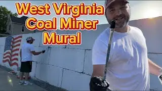 How to Paint a Mural, West Virginia Coal Miner