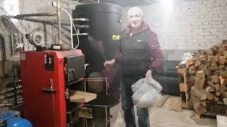 Робота твердопаливного колу Kraft серії S 20 кВт. Відгук клієнта.